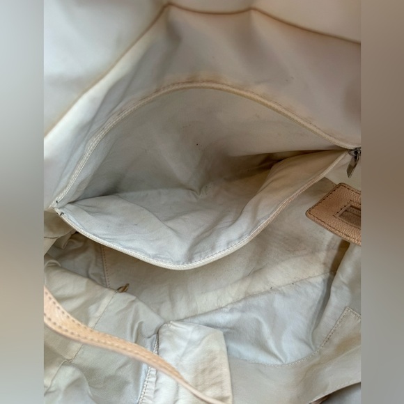 Chanel-Authentic-Paris Biarritz Tote GM Bag Shoulder Coated Canvas Leather Gold. - Picture 11 of 14